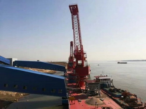 湖北一永久性砂石集并中心建成，总投资约2.5亿元，年设计吞吐量360万吨