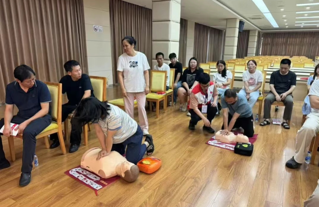 上海红十字会走进上海山美股份开展应急救护培训 为安全保驾护航